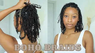 Boho Braids On My Natural Hair