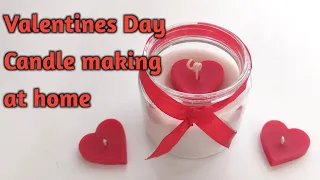 Diy Valentines Day Candle | Heart candle | fragrance candle