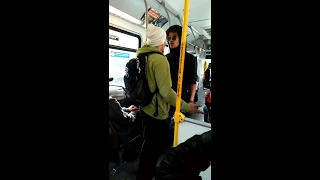 A fight at the Metro Bus