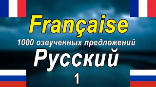 1000 озвученных фраз на французском и русском языках [FR-RU-1]