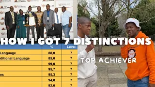 HOW I GOT 7 DISTINCTIONS in Matric (Study Tips)