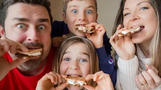 New Zealand Family Try S'MORES for the first time!