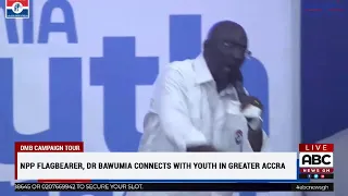 NPP FLAGBEARER, DR BAWUMIA CONNECTS WITH YOUTH IN GREATER ACCRA