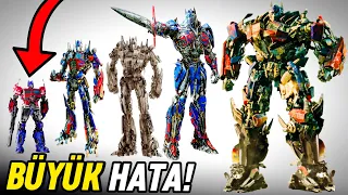 TRANSFORMERS SERİSİNDE YAPILAN BÜYÜK HATA! Optimus Prime Neden Bu Kadar Küçüldü?