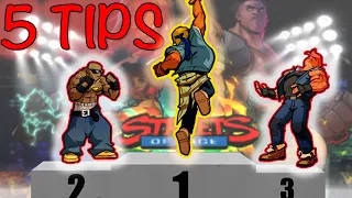 5 TIPS TO BE A PRO, STREETS OF RAGE 4, BEST GUIDE TO BE BETTER AT SOR4 !