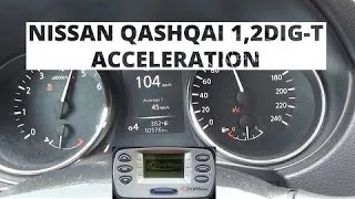 Nissan Qashqai 1.2 DIG-T 115 hp - acceleration 0-100 km/h