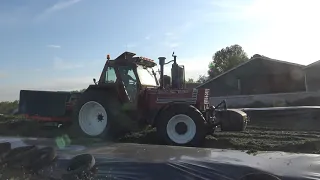 gras inkuilen met een fiat 180-90 turbo DT