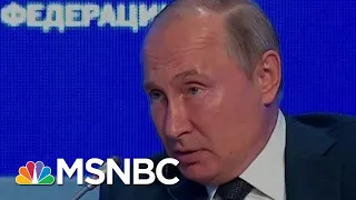 Putin Makes Joke About Russia Gearing Up To Interfere In The 2020 Election | Hallie Jackson | MSNBC