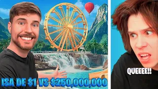 Rubius REACCIONA a ISLA PRIVADA DE $1 VS $250,000,000