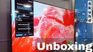 2021 Samsung AU8000 | Crystal 4k Smart Tv | On a budget | Unboxing