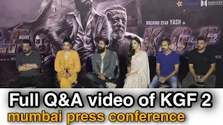 KGF 2 BIGGEST Press Conference Mumbai | All stars together | Mirch-e-Bollywood |
