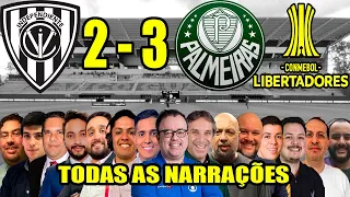 Todas as narrações - Independiente Del Valle 2 x 3 Palmeiras | Libertadores 2024