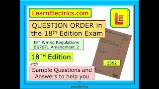 18th EDITION EXAM – QUESTION ORDER – PART ORDER – TIPS & QUESTIONS TO IMPROVE YOUR EXAM SCORE