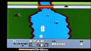 River Raid on Atari 8 bit / 65XE. Gameplay & Commentary