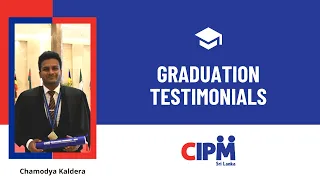 CIPM Sri Lanka Graduation 2020 | Student Testimonial