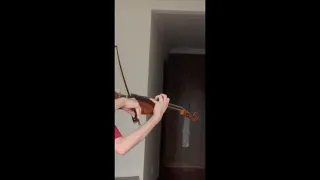 [Violin Cover] 却春山（穿書自救指南ED）/ Leaving the Spring Mountain (Scumbag System ED)