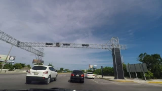 Drive from Punta Cana airport to Bavaro - Dominican Republic Dec 2015