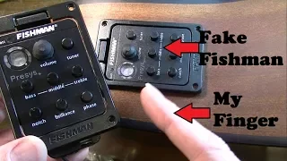 FAKE Fishman Preamps from Ebay Tried to Violate Me
