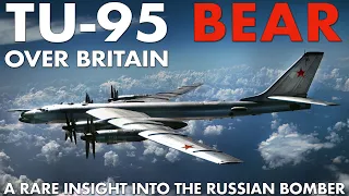 Tu-95 Russian Strategic Bomber | Red Bear Over Britain | Tupolev Turboprop Cold War Era Aircraft
