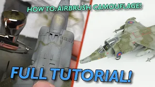 How to Airbrush Aircraft Camouflage: Quick Tutorial