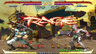 Primal Rage 2 Arcade - Playing As Kaze and Blizzard!