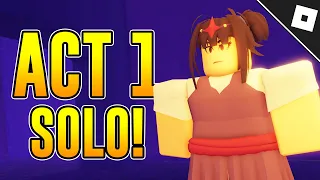 How to SOLO COMPLETE ACT 1 of the HALLOWEEN EVENT in TOWER DEFENSE SIMULATOR | Roblox