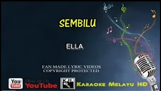 Sembilu - Ella  Karaoke tanpa vokal