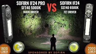 Sofirn IF24 Pro vs IF24 - Review & Beamshots Comparison