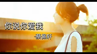 [中文单曲]• 蔡佩轩Ariel Tsai の 你说你爱我 (歌词版)