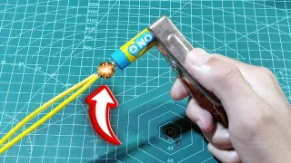 Great invention for soldering wires with a 1.5V battery that not everyone knows about