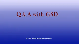 Q & A with GSD 126 with CC