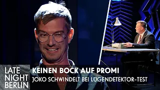 Auf welchen Promi hast du keinen Bock? Joko am Lügendetektor! | Late Night Berlin | ProSieben