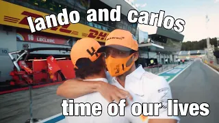 lando norris and carlos sainz — time of our lives