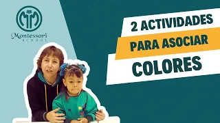 ACTIVIDADES PARA ASOCIAR COLORES- MÉTODO MONTESSORI