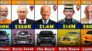 195 Countries State Leaders Cars 🤑 - $20,000 to $ 14,000,000