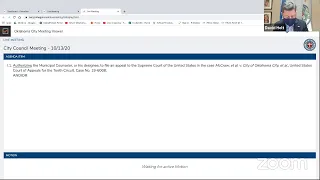 Oklahoma City City Council Meeting - October 13, 2020