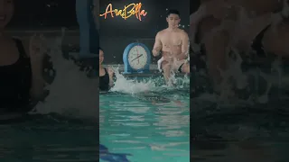 Swimming lesson with crush! #shorts | AraBella