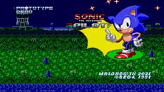 Sonic The Hedgehog Pilot (Prototype Demo) ✪ First Look Gameplay (1080p/60fps)