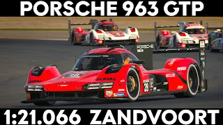 iRacing Porsche 963 GTP | Zandvoort | 1:21.066