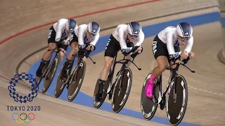 Tokyo Summer Olympics-Track Cycling Women's Team Pursuit-United States takes Bronze, Germany Gold