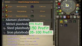 Profitable items to High Alch 180k-300k an Hour for f2p accounts August 2023