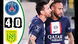 PSG 4-0 Nantes Goals & Highlights 2022 - Trophee des Champions Final