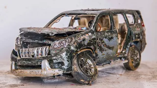 Restoration Abandoned Toyota Landcruiser Prado - Model Car 1/18