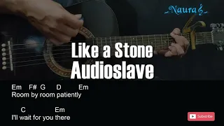 Audioslave - Like a Stone Guitar Chords Lyrics