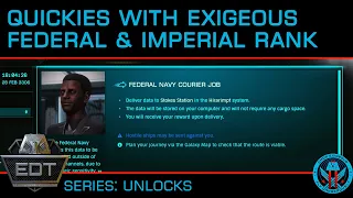 Efficient and Fast Federation and Imperial Rank in Elite Dangerous in 2020 (Quick Guide)