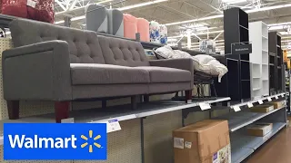 WALMART HOME FURNITURE SOFAS COUCHES FUTONS CHAIRS BEDS SHOP WITH ME SHOPPING STORE WALK THROUGH