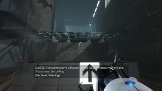 GLaDOS making fun of Chell for being fat with the vine boom sound [PART 1]