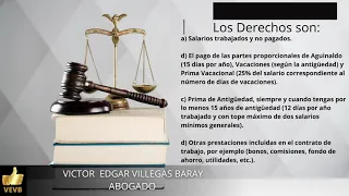 ¿Renuncia voluntaria o Despido injustificado?¿A qué prestaciones tengo derecho como trabajador?