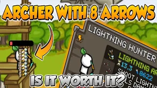 GROW CASTLE: ARCHER WITH 8 ARROWS?! 😱😱😱