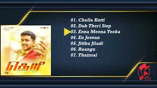 Theri Jukebox | G.V.Prakash Kumar | Vijay, Samantha, Amy Jackson, Bharathiraja, Radhika Sarathkumar